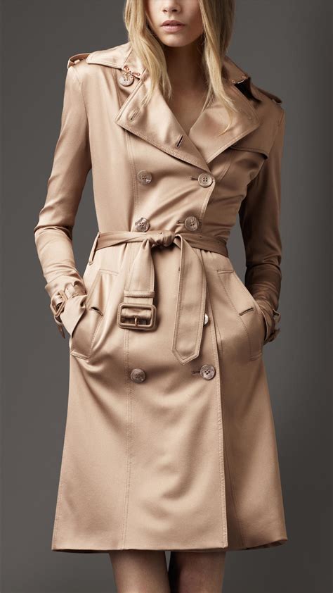 pink burberry silk trench coat|burberry trench coat cost.